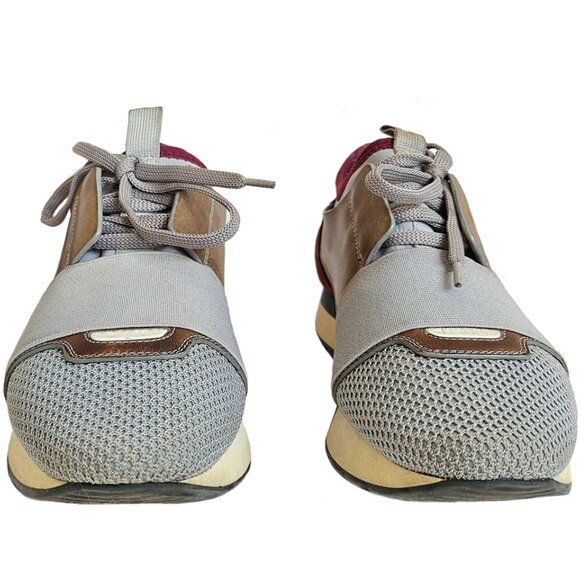BALENCIAGA GREY RACE RUNNERS SNEAKERS (36) - Picture 3 of 10